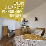 Bella Vista - - Balcon - Parking アパート シャテルギュイヨン